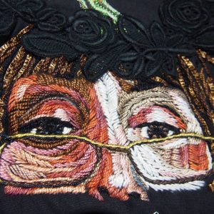 Nadine Levé détail broderie
