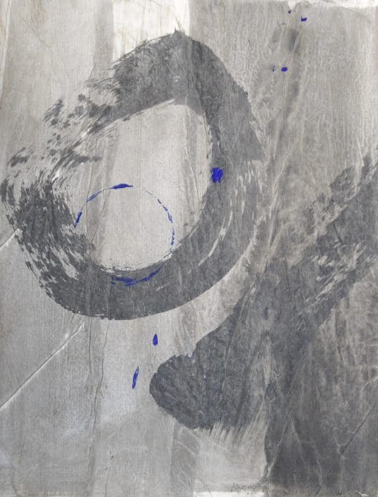 Kaoru Tsusawa - œuvre peinte sur papier exposée à Villa Violet Paris